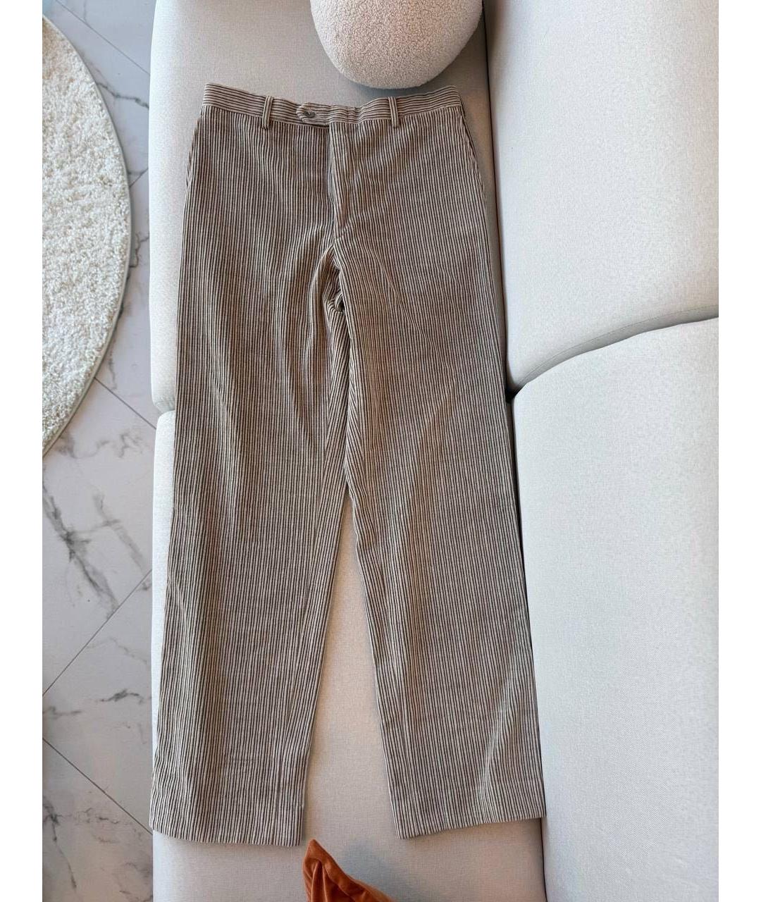 BRIONI Бежевые брюки чинос, фото 4