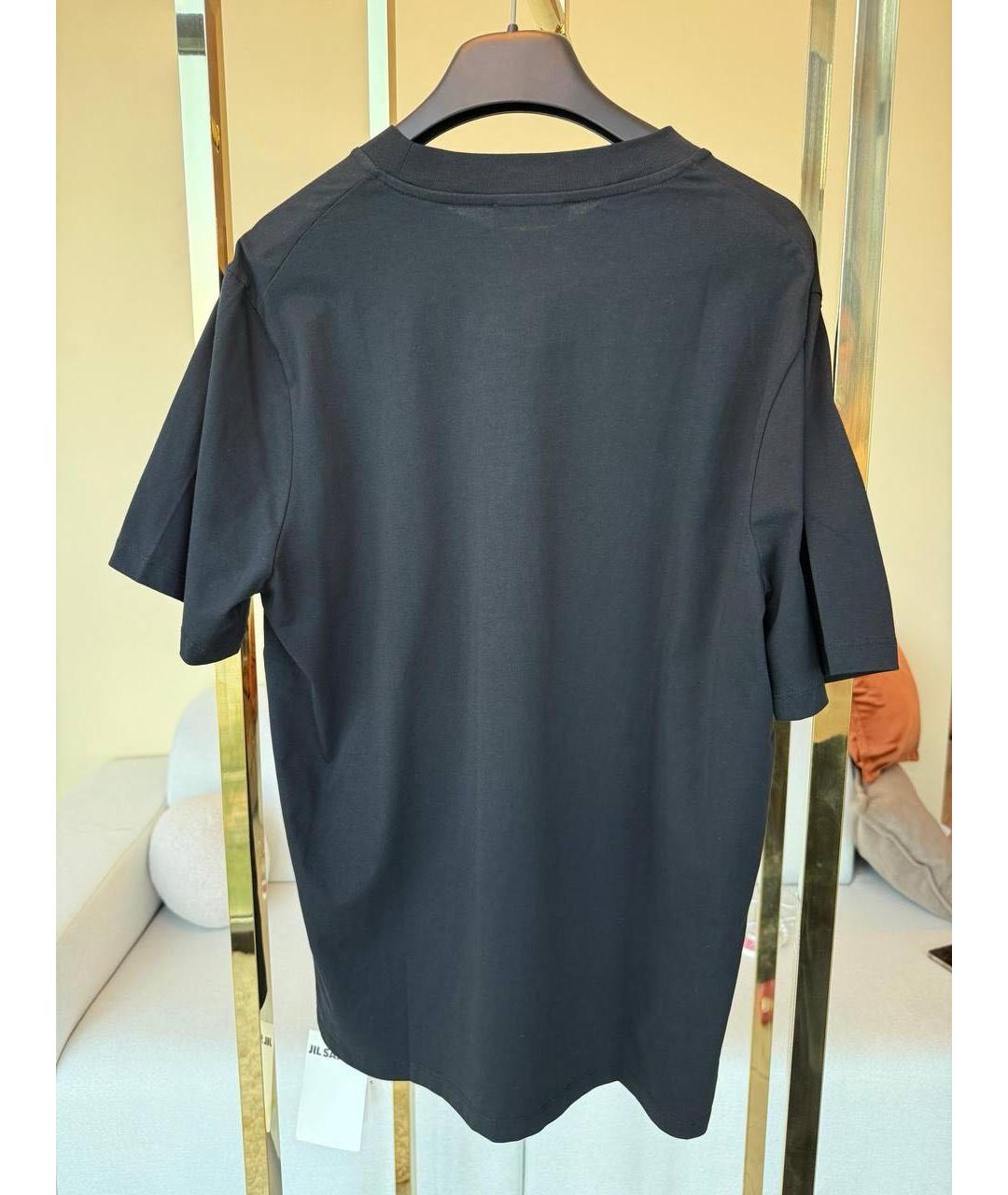 JIL SANDER Черная футболка, фото 4