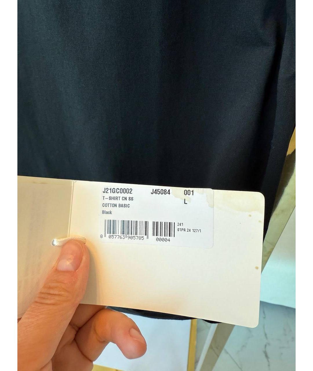 JIL SANDER Черная футболка, фото 2