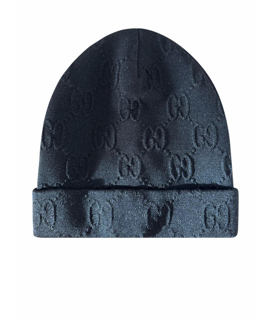 GUCCI Черная шапка, фото 1