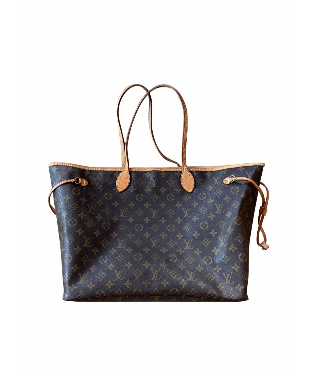 LOUIS VUITTON Коричневая сумка тоут, фото 1