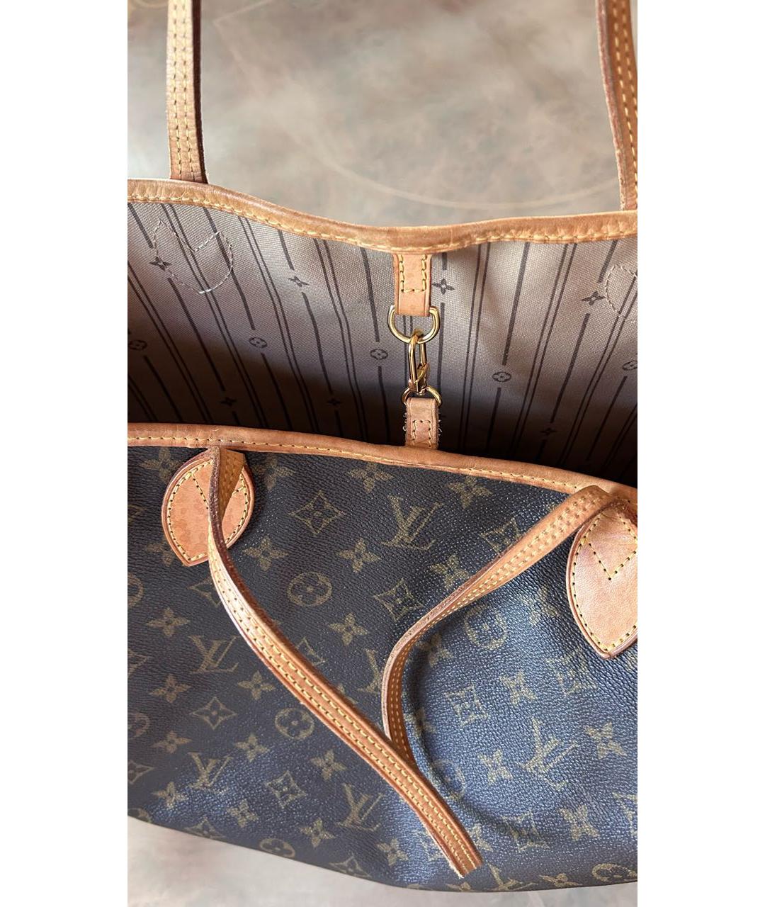 LOUIS VUITTON Коричневая сумка тоут, фото 2