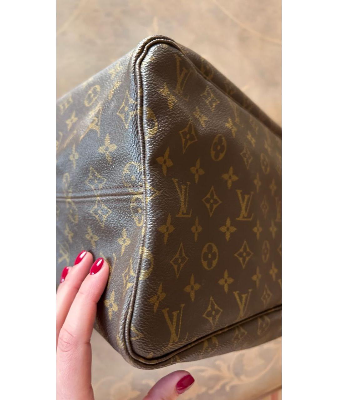 LOUIS VUITTON Коричневая сумка тоут, фото 5