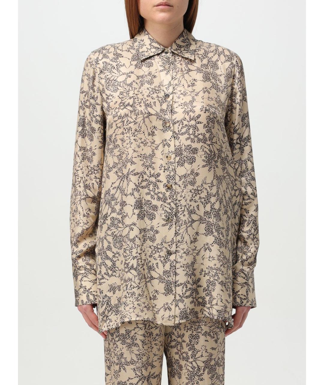 GOLDEN GOOSE DELUXE BRAND Мульти шелковая рубашка, фото 2