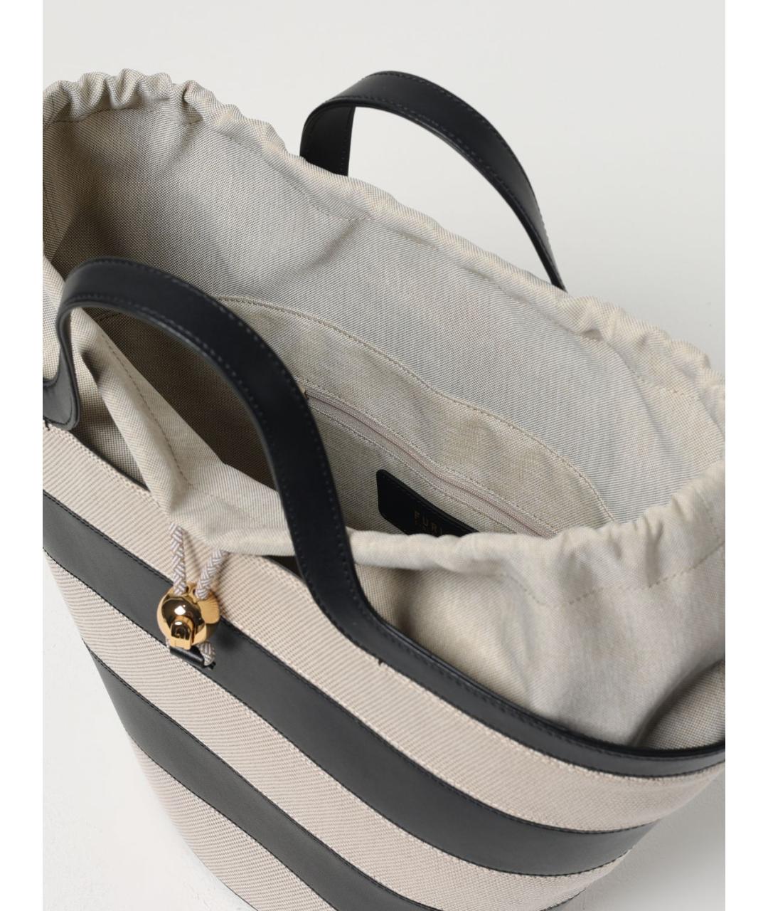 FURLA Черная сумка тоут, фото 3
