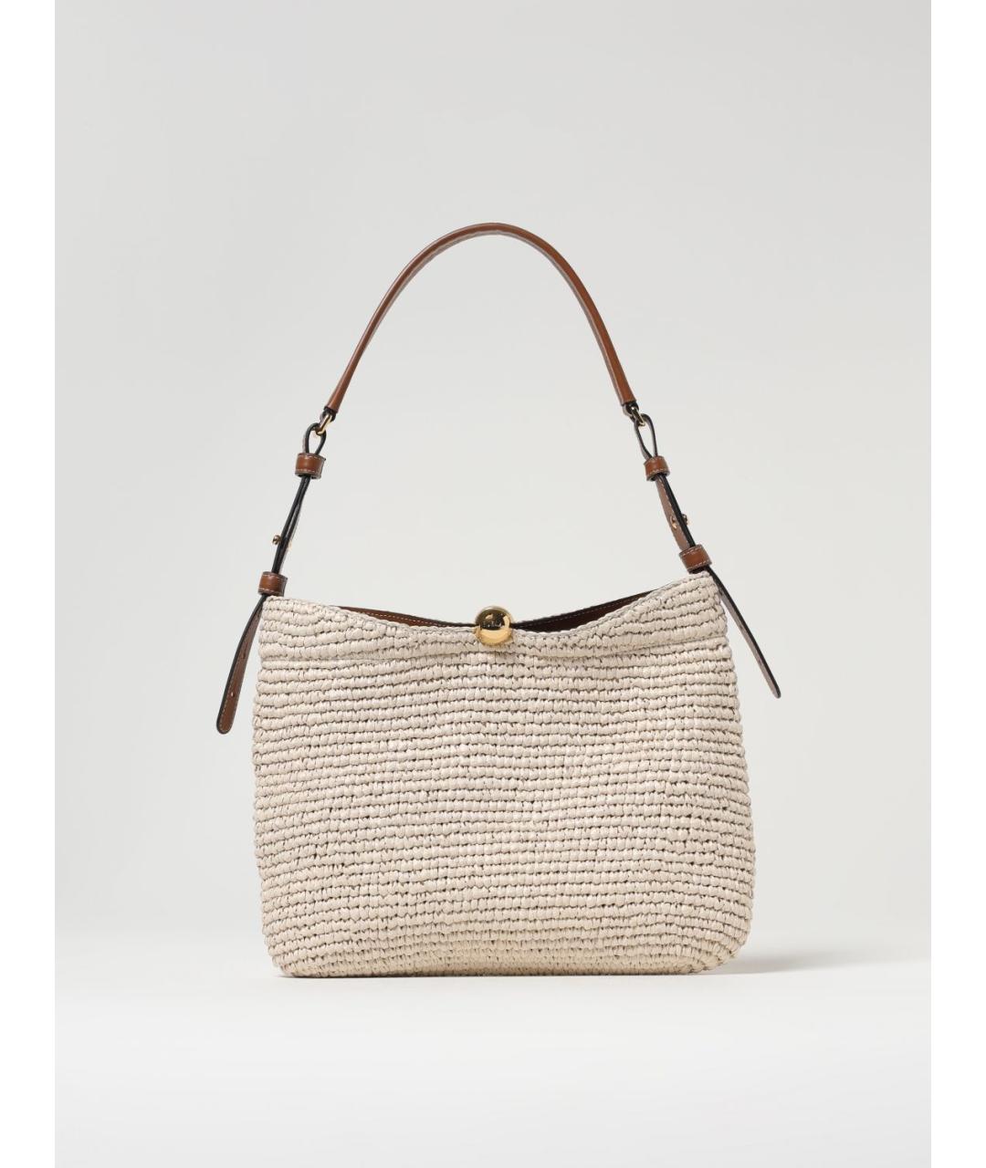 FURLA Бежевая пелетеная сумка через плечо, фото 4