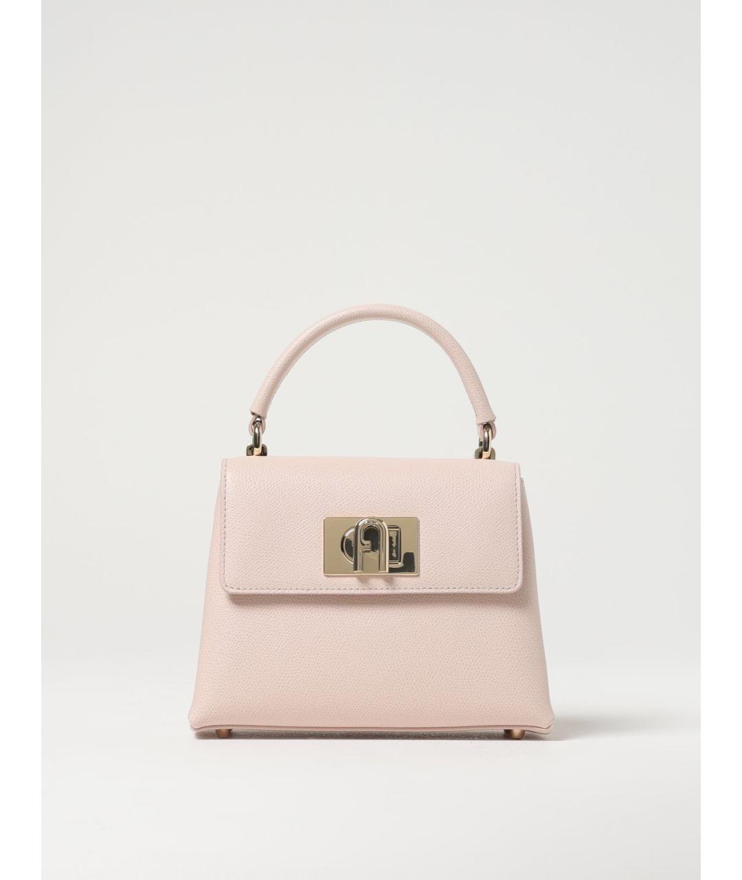 FURLA Розовая сумка через плечо, фото 4