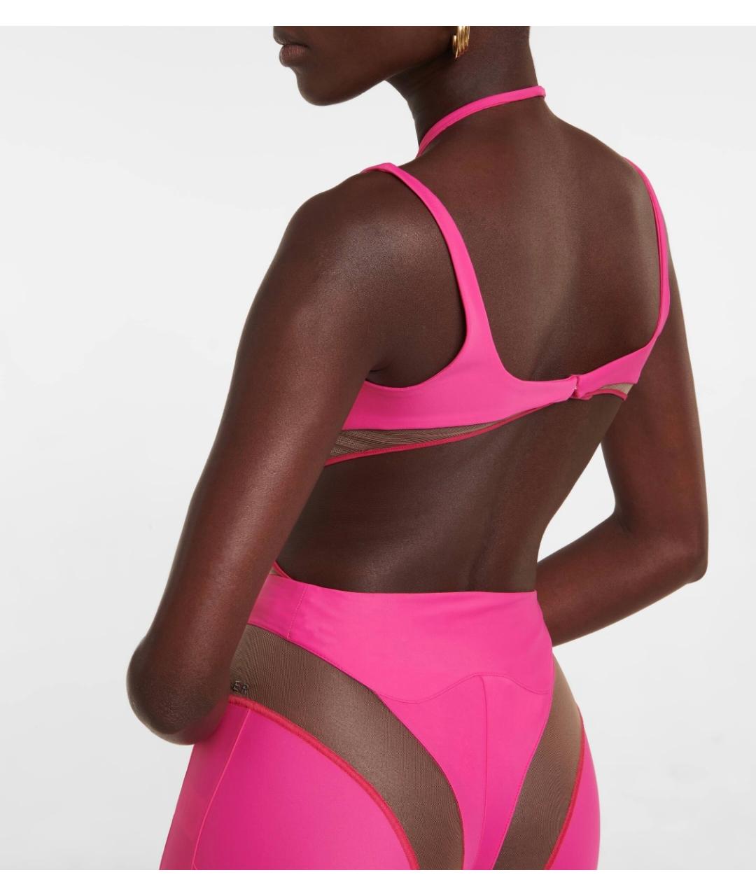 MUGLER Розовое боди, фото 7