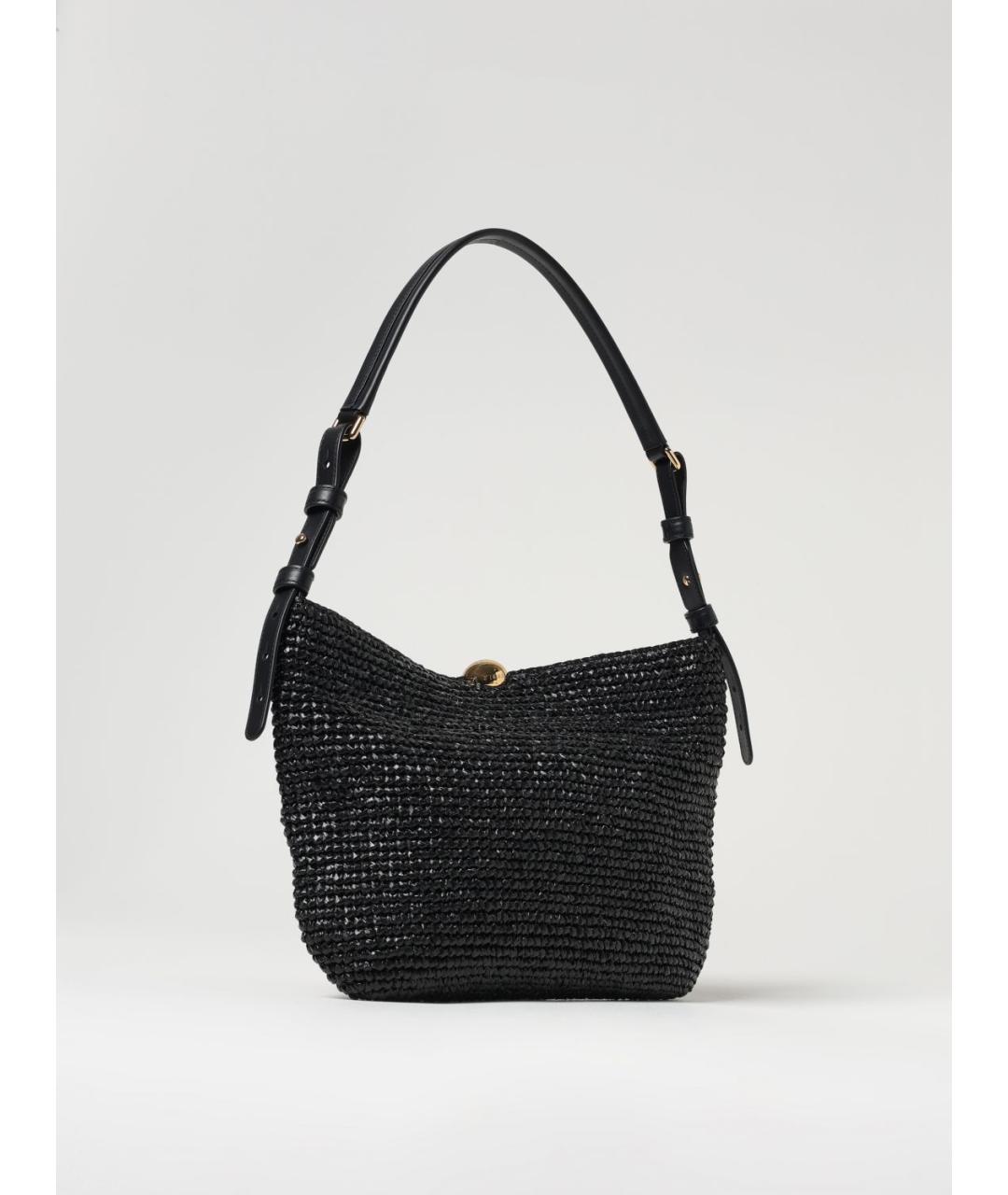 FURLA Черная пелетеная сумка через плечо, фото 2