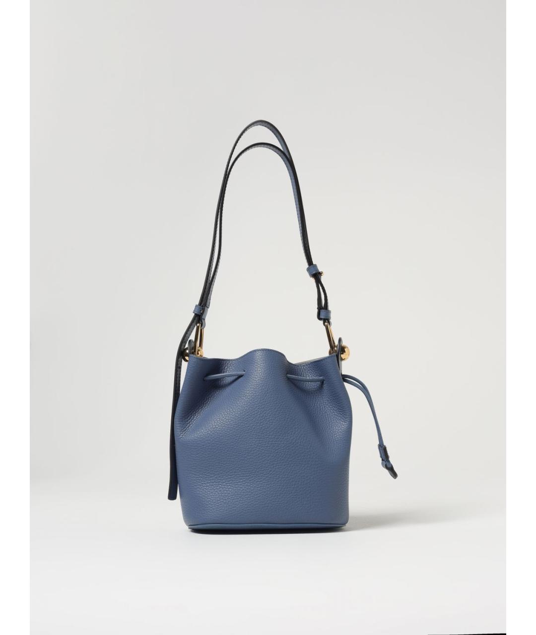 FURLA Синяя кожаная сумка тоут, фото 4