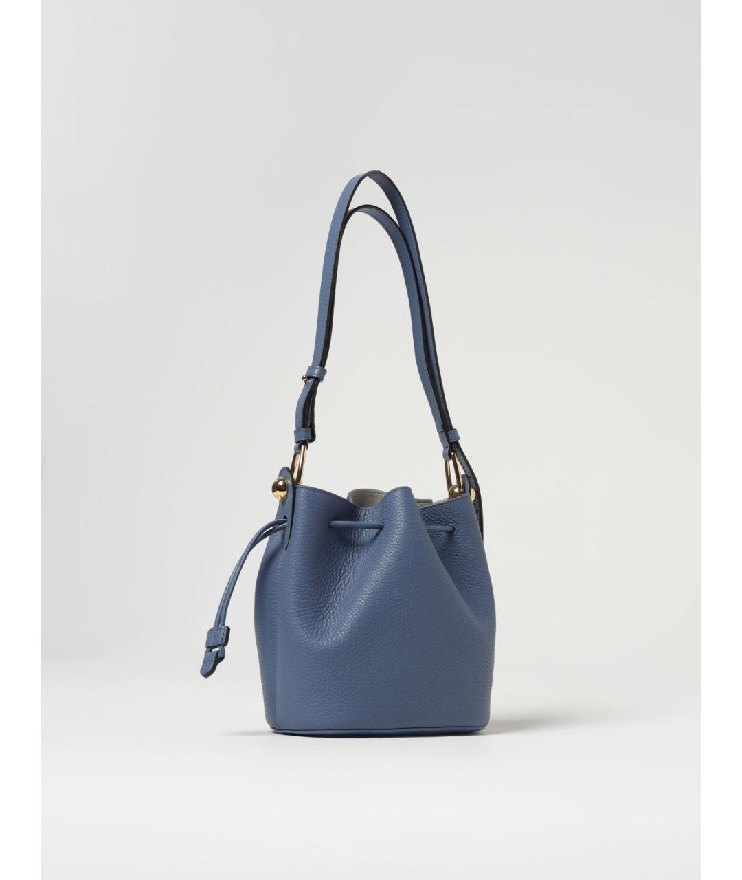 FURLA Синяя кожаная сумка тоут, фото 2