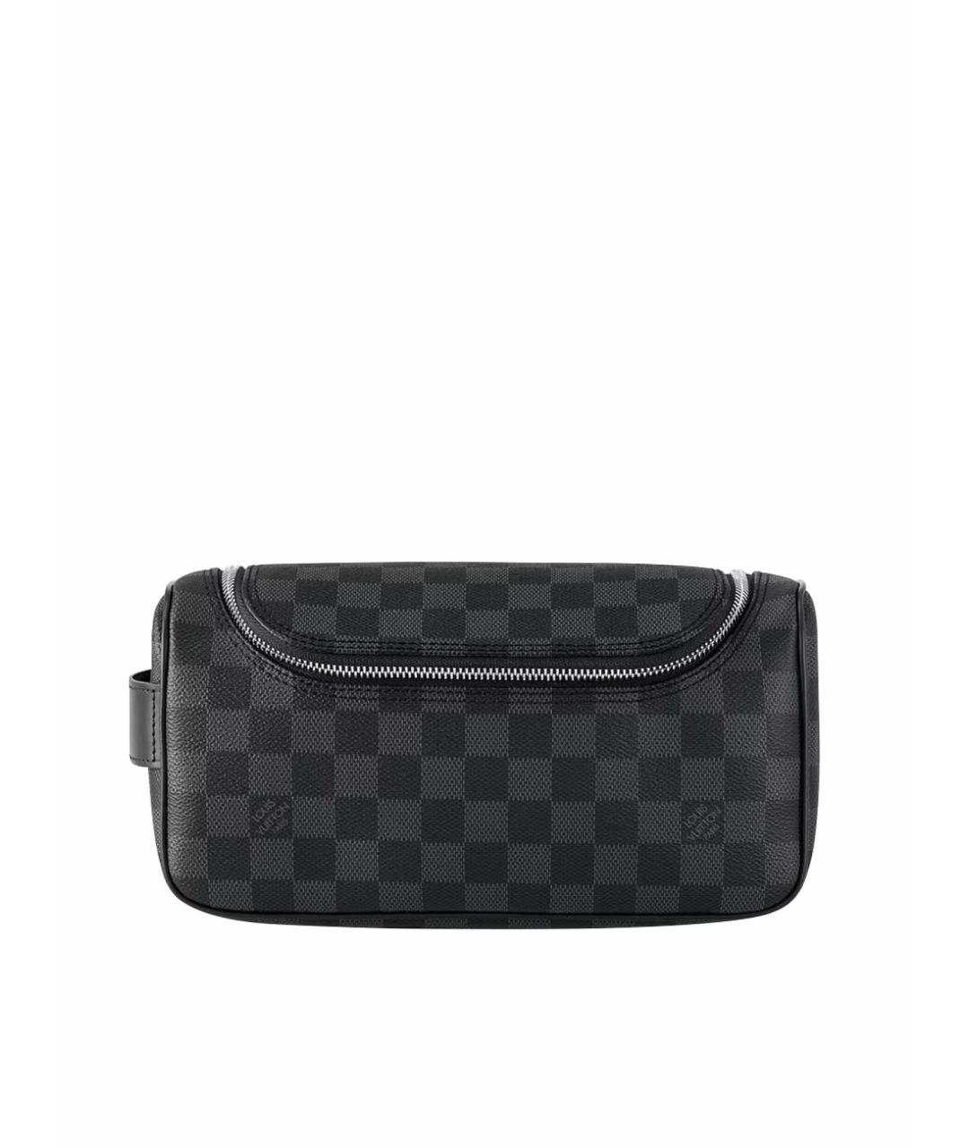 LOUIS VUITTON Черная косметичка, фото 1