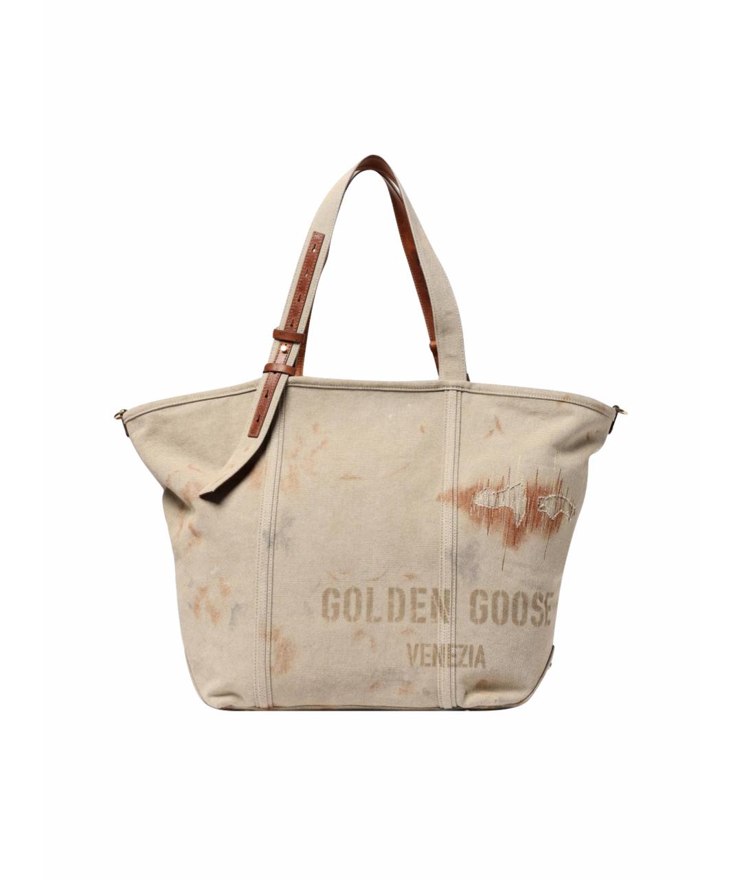 GOLDEN GOOSE DELUXE BRAND Серая сумка тоут, фото 1