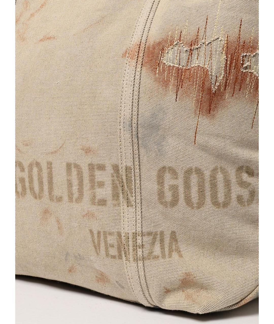 GOLDEN GOOSE DELUXE BRAND Серая сумка тоут, фото 4