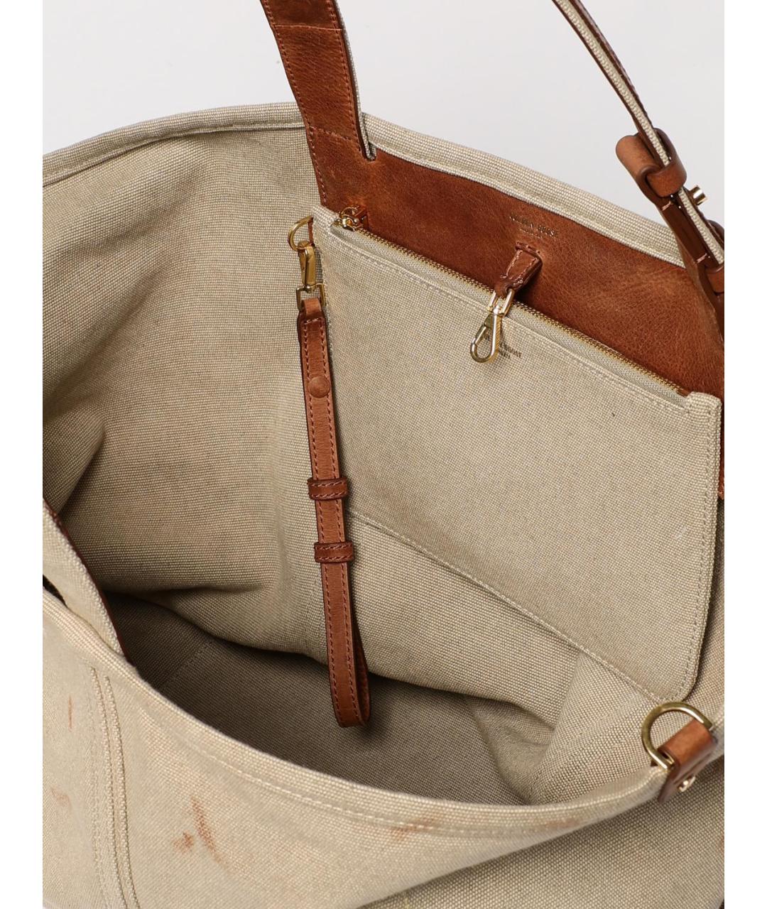 GOLDEN GOOSE DELUXE BRAND Серая сумка тоут, фото 5