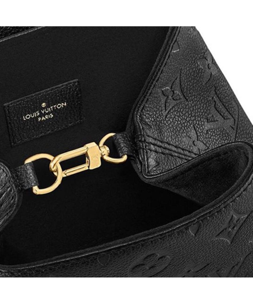 LOUIS VUITTON Черный кожаный рюкзак, фото 4