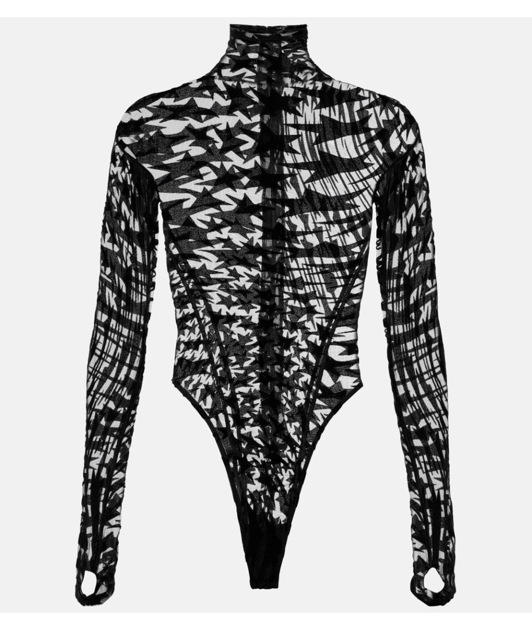 MUGLER Черное боди, фото 5