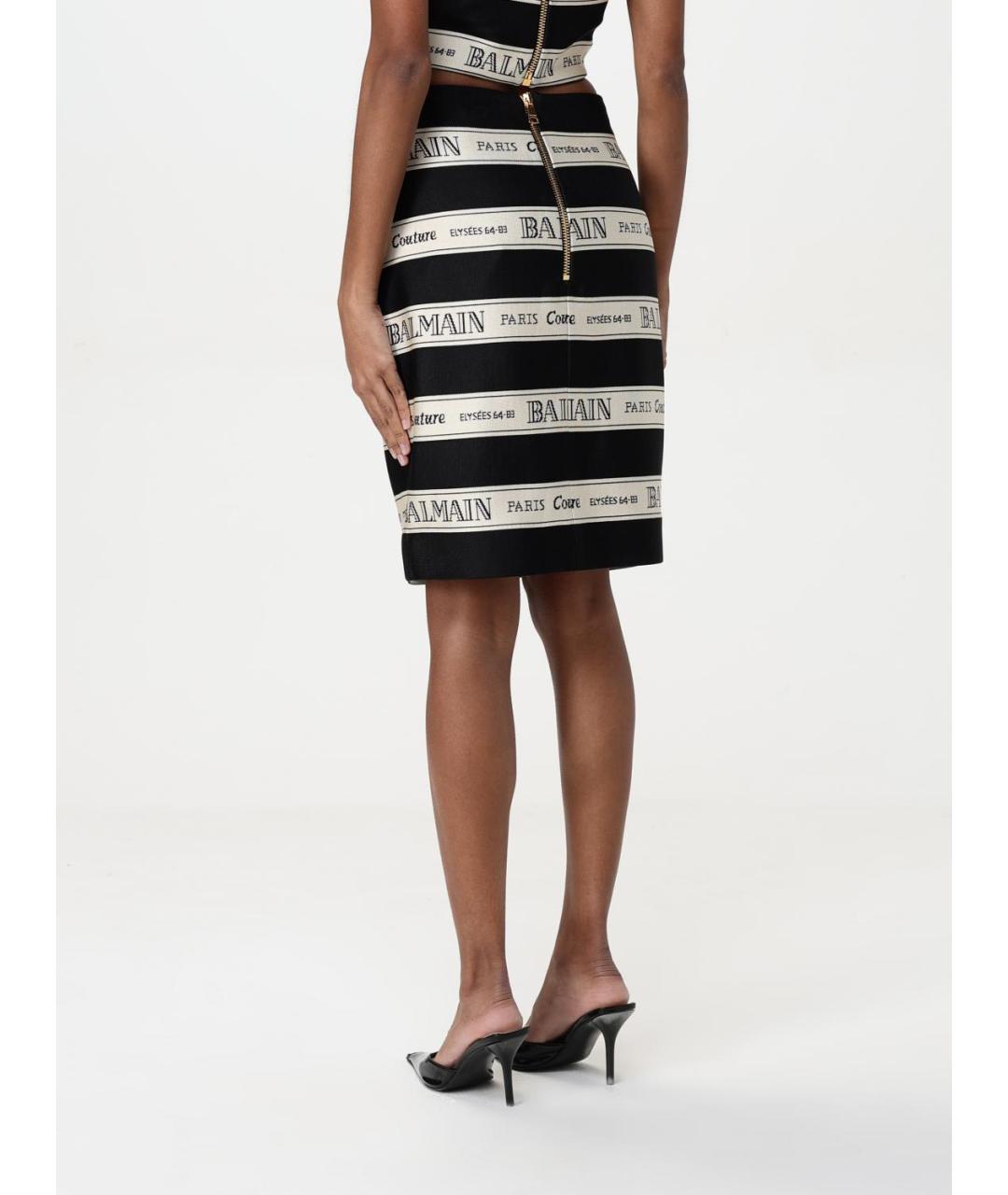 BALMAIN Мульти юбка мини, фото 4