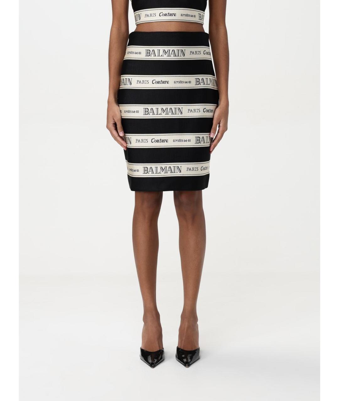 BALMAIN Мульти юбка мини, фото 2