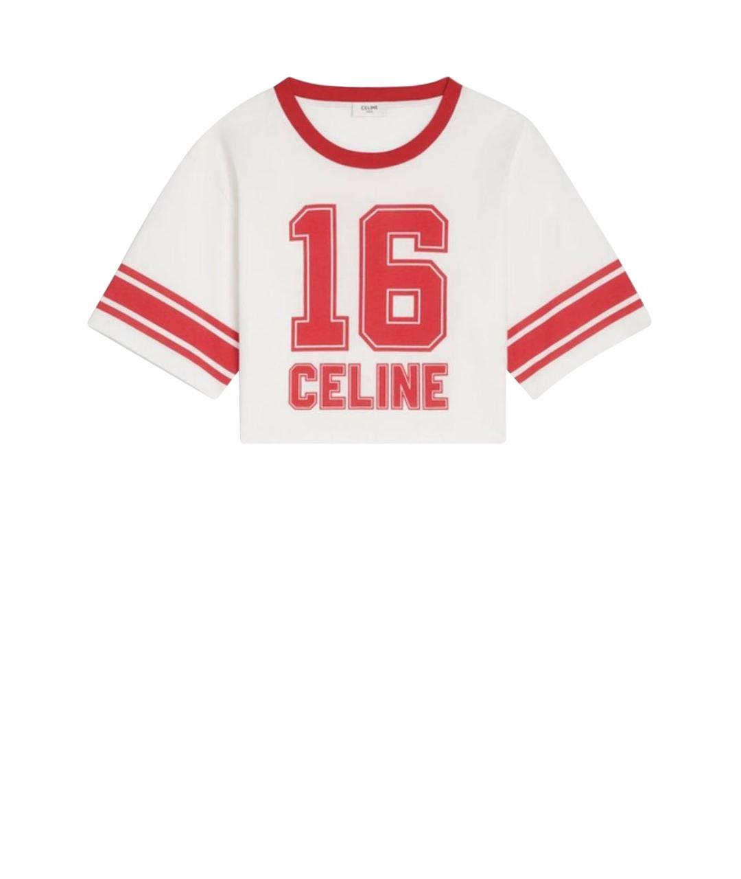 CELINE Мульти хлопковая футболка, фото 1