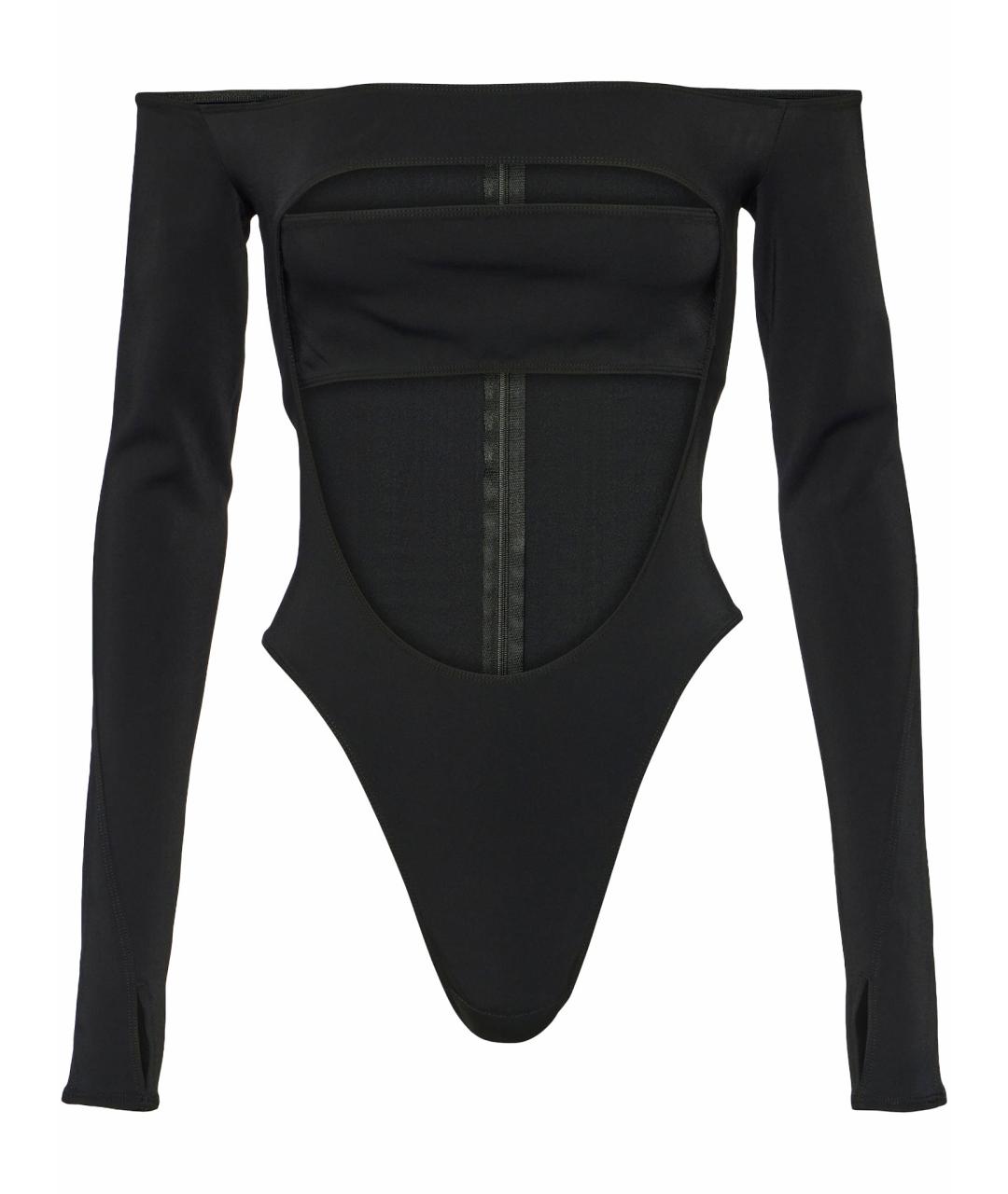 MUGLER Черное боди, фото 1