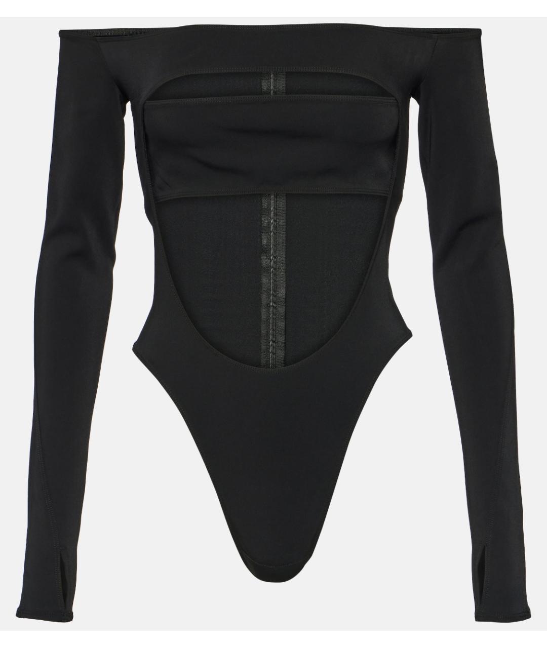 MUGLER Черное боди, фото 8