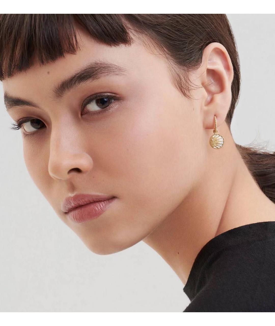 CHRISTIAN DIOR Серьги из желтого золота, фото 4