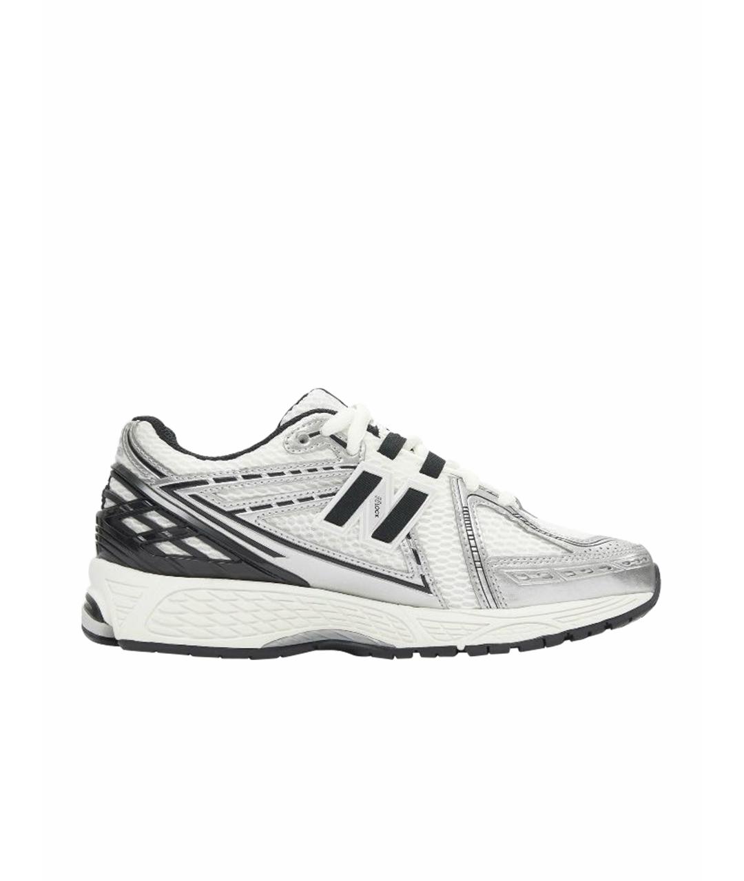 NEW BALANCE Серые текстильные низкие кроссовки / кеды, фото 1