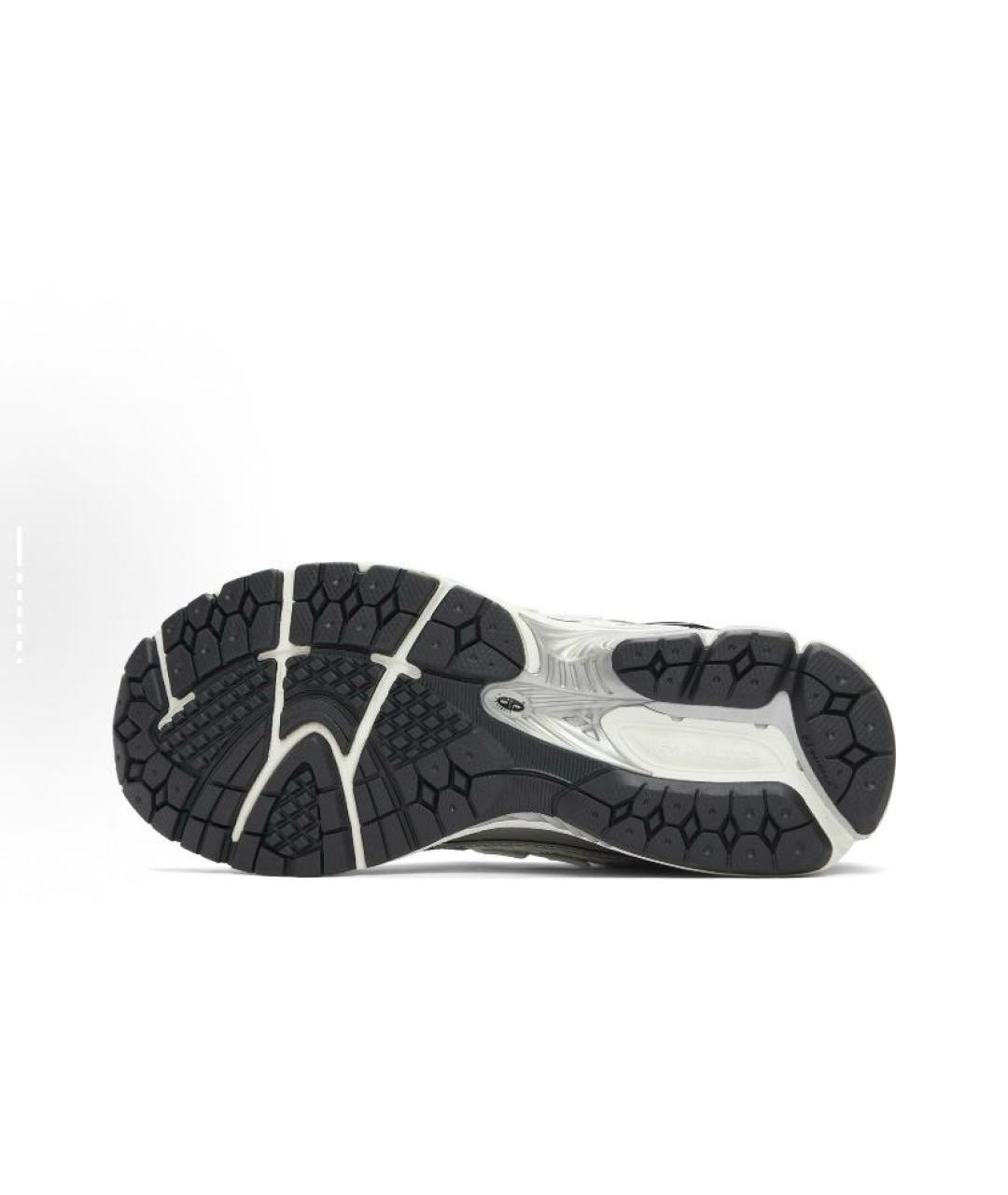 NEW BALANCE Серые текстильные низкие кроссовки / кеды, фото 7