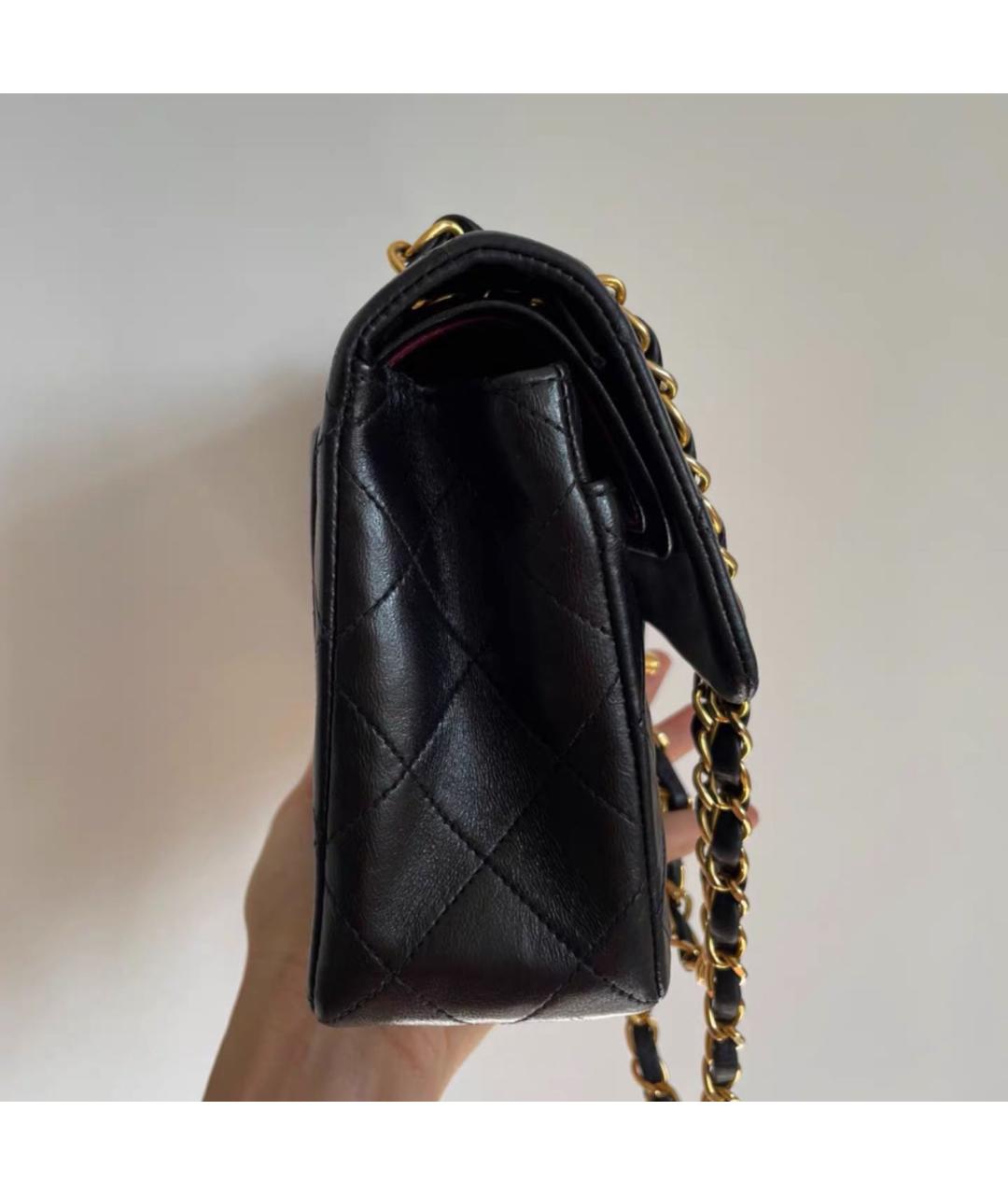 CHANEL Черная кожаная сумка тоут, фото 3