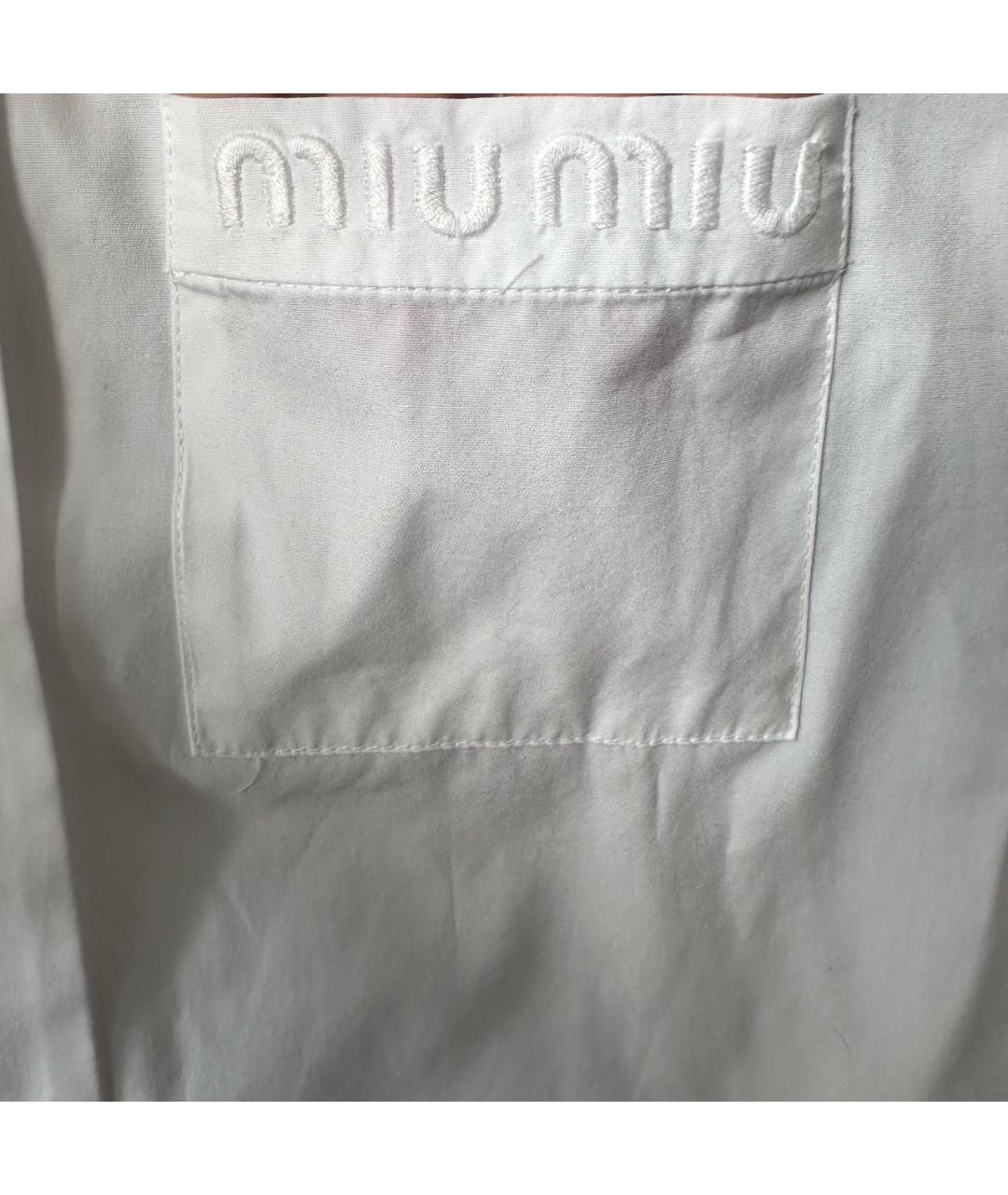 MIU MIU Белая рубашка, фото 4