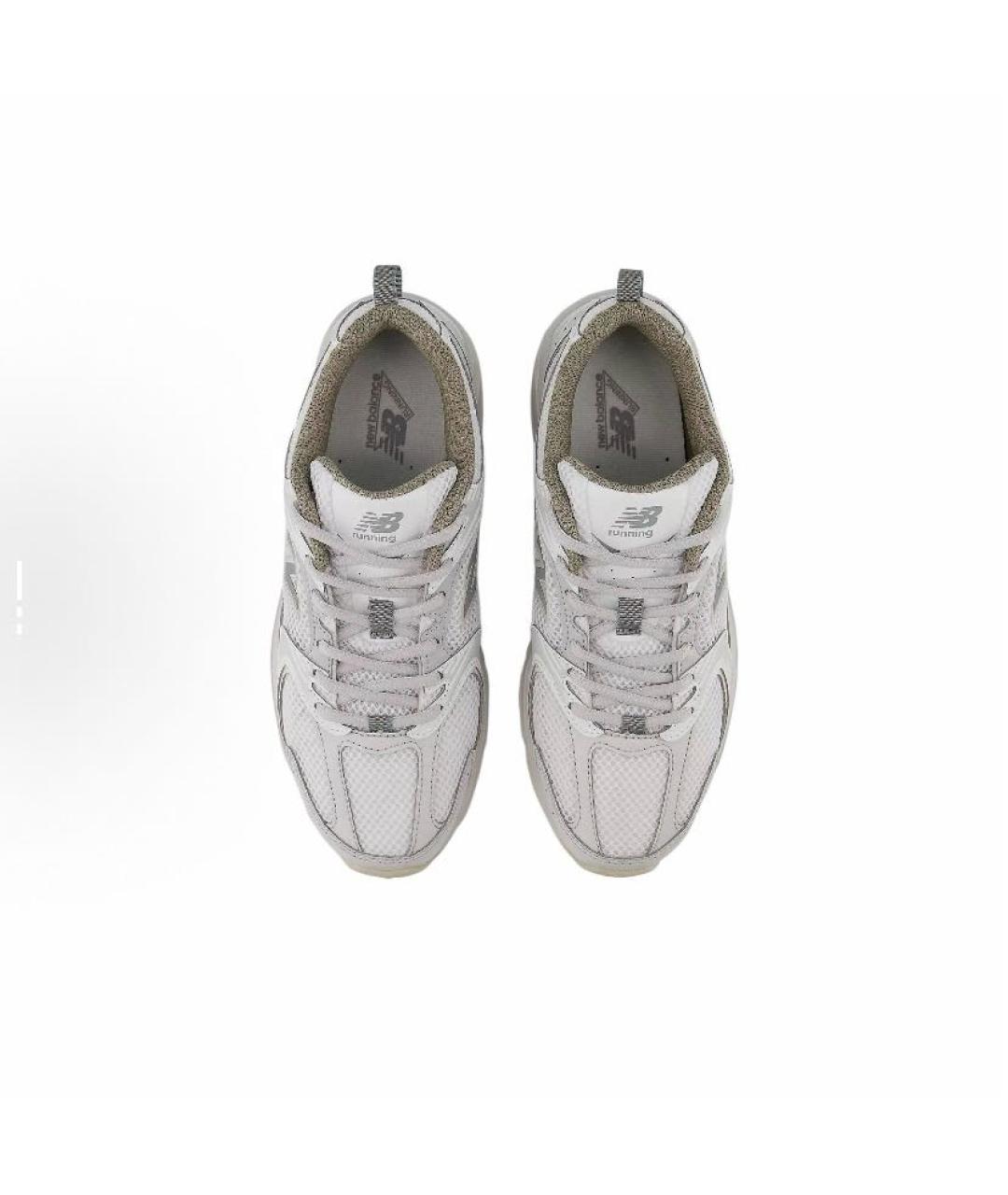 NEW BALANCE Серые текстильные низкие кроссовки / кеды, фото 5