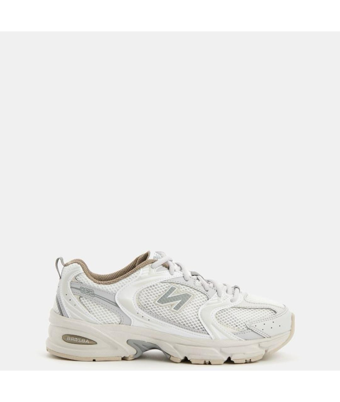 NEW BALANCE Серые текстильные низкие кроссовки / кеды, фото 2