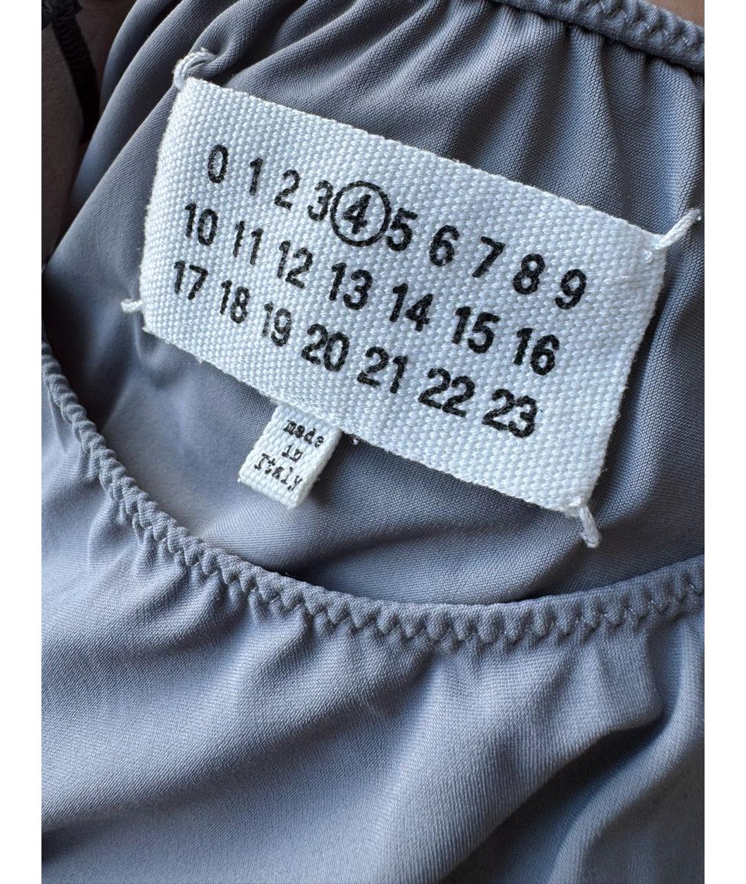 MAISON MARGIELA Серое полиамидовое боди, фото 4