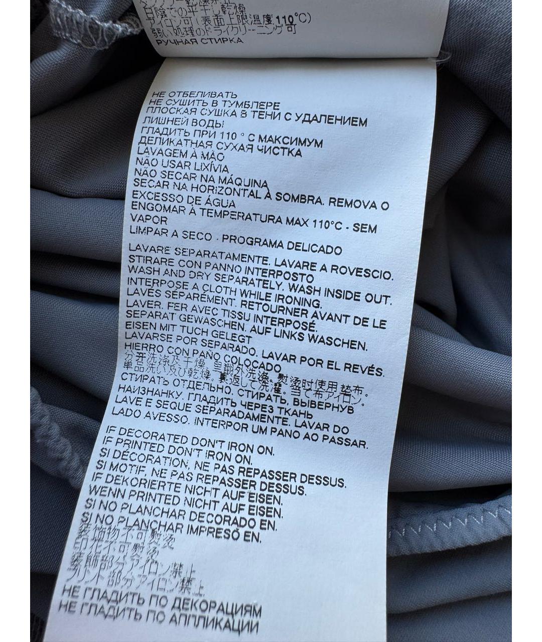 MAISON MARGIELA Серое полиамидовое боди, фото 6