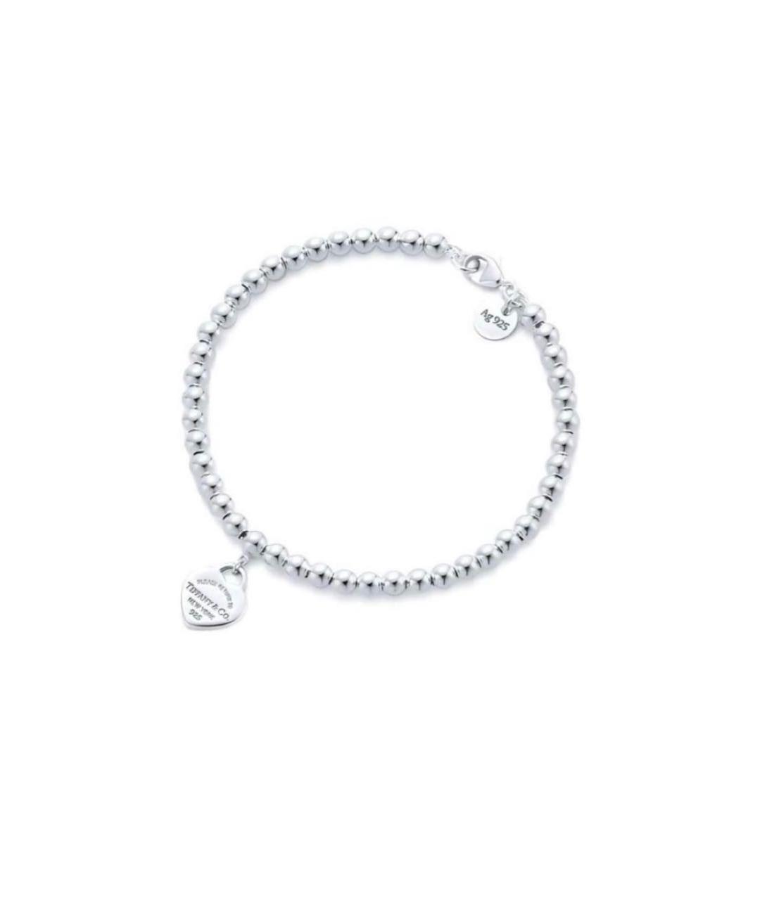 TIFFANY&CO Бирюзовый серебряный браслет, фото 2