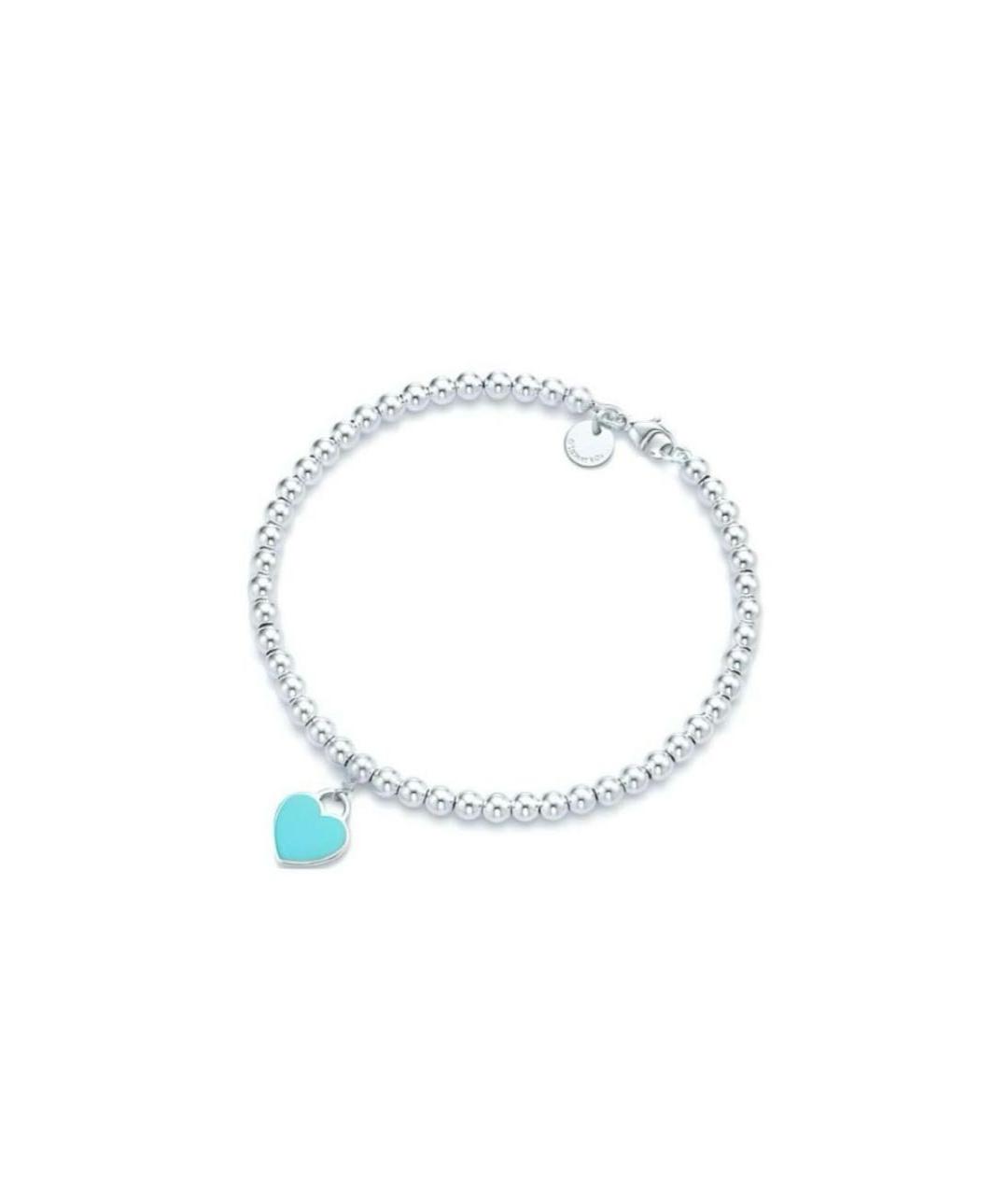TIFFANY&CO Бирюзовый серебряный браслет, фото 3