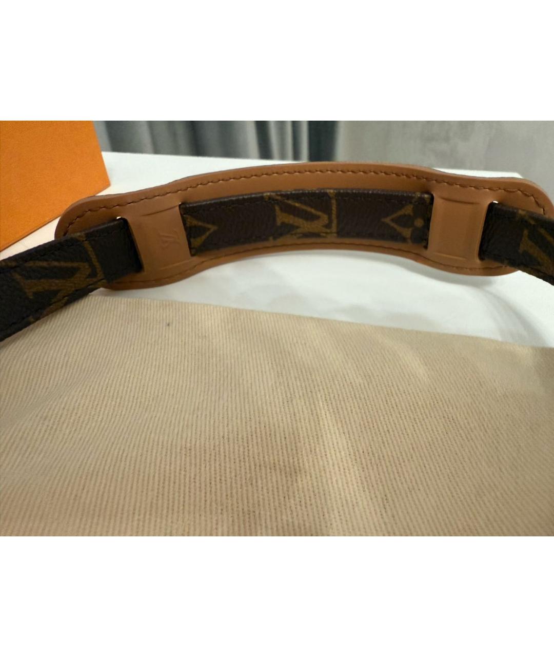 LOUIS VUITTON Коричневый ремень, фото 4