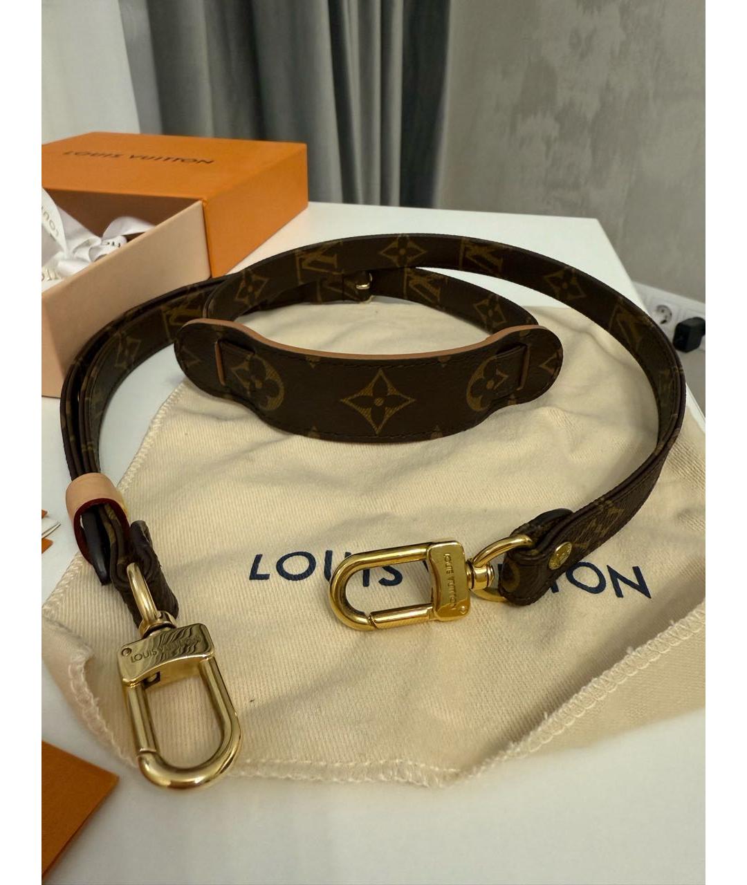 LOUIS VUITTON Коричневый ремень, фото 3