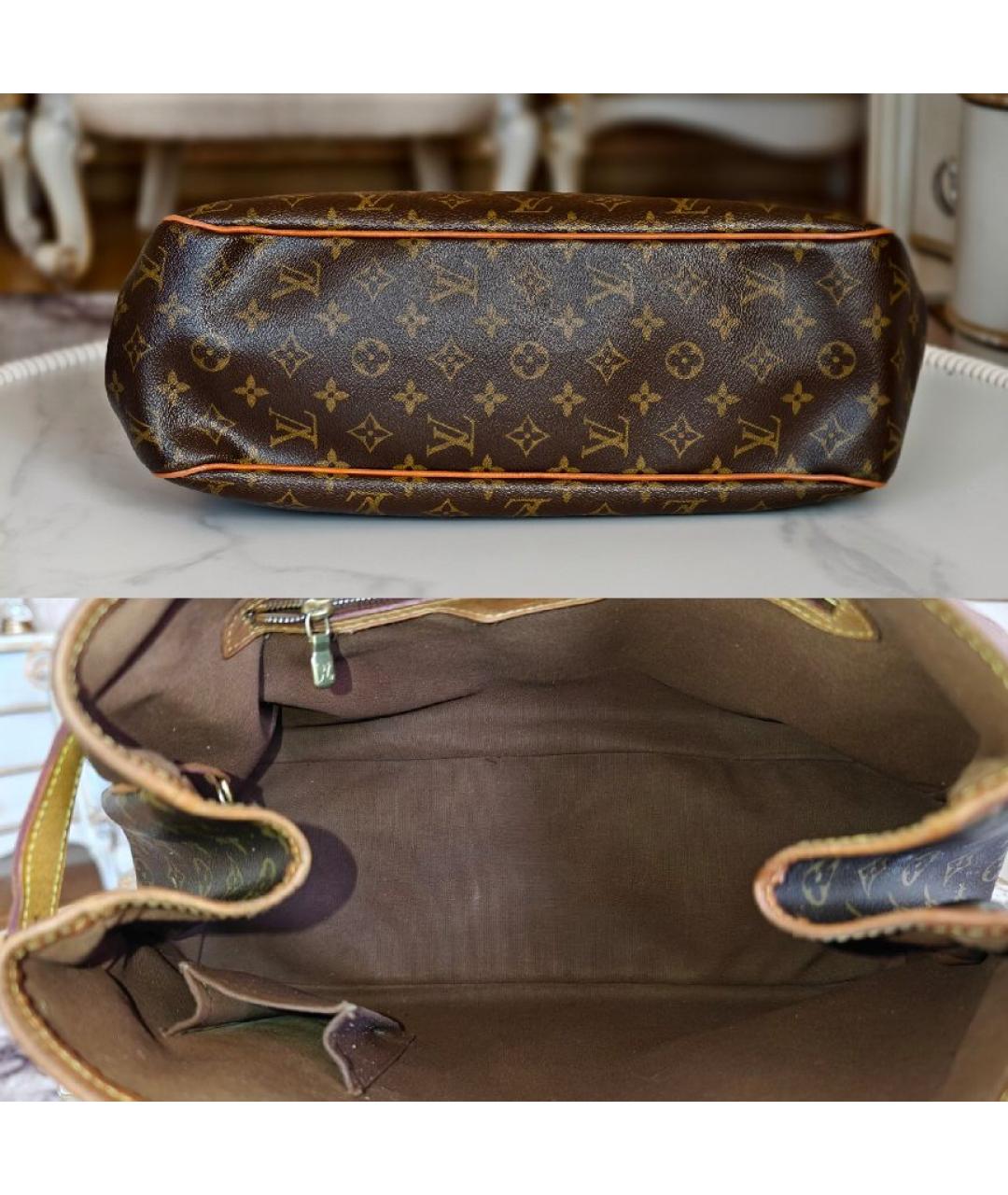 LOUIS VUITTON Коричневая сумка тоут, фото 7