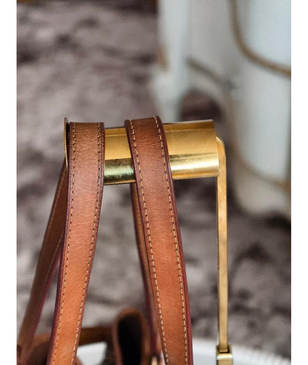 LOUIS VUITTON Коричневая сумка тоут, фото 6