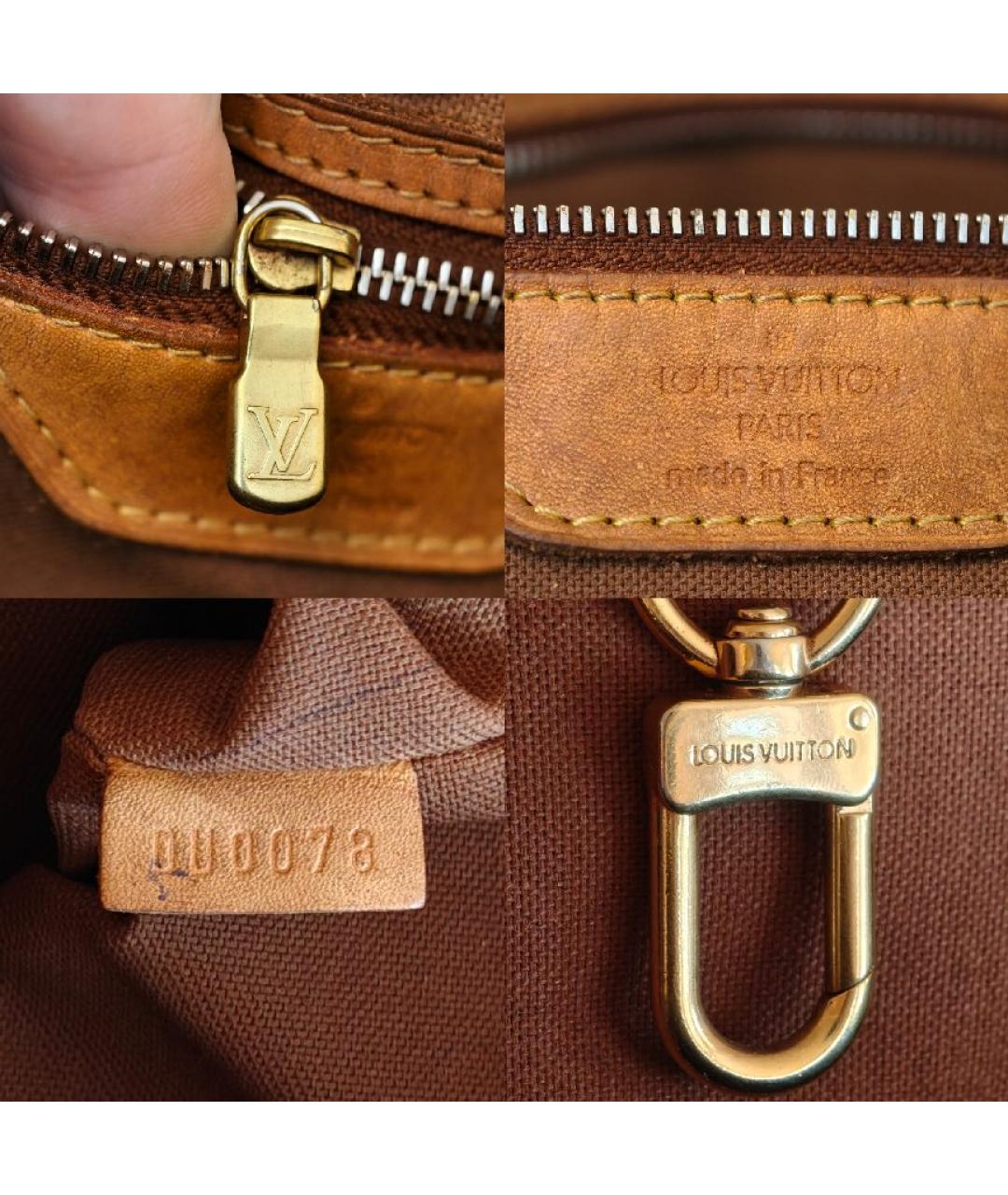 LOUIS VUITTON Коричневая сумка тоут, фото 5