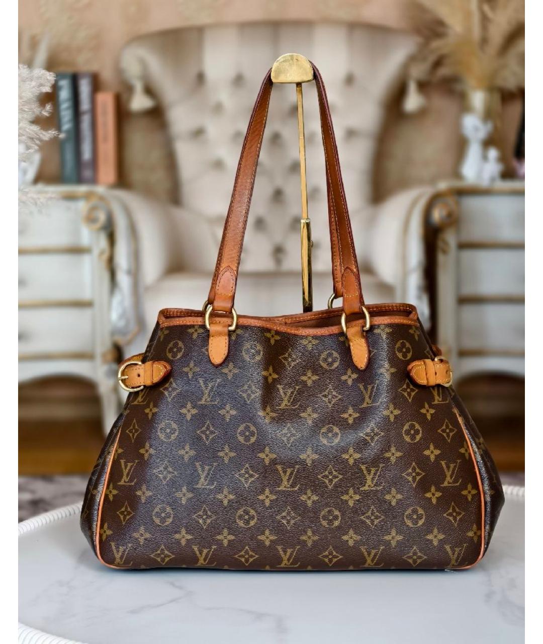 LOUIS VUITTON Коричневая сумка тоут, фото 8