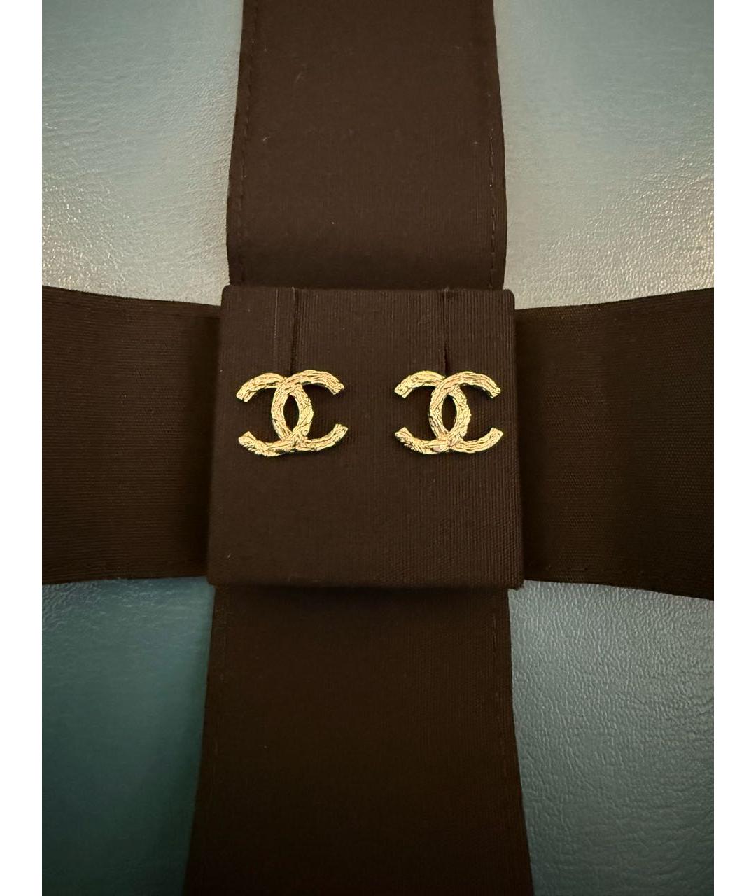 CHANEL Металлические серьги, фото 4