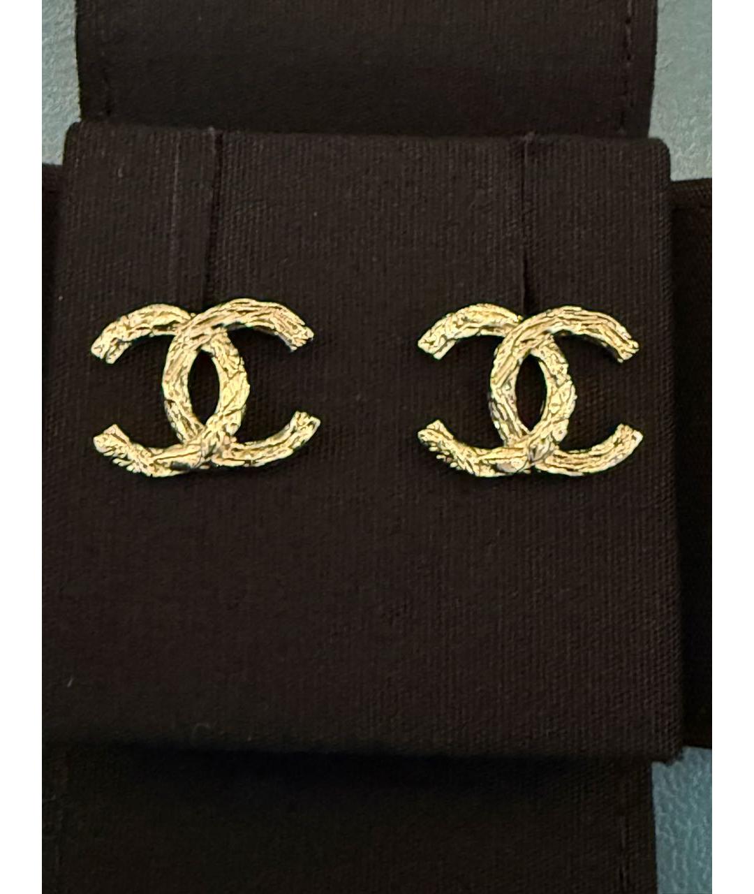 CHANEL Металлические серьги, фото 7