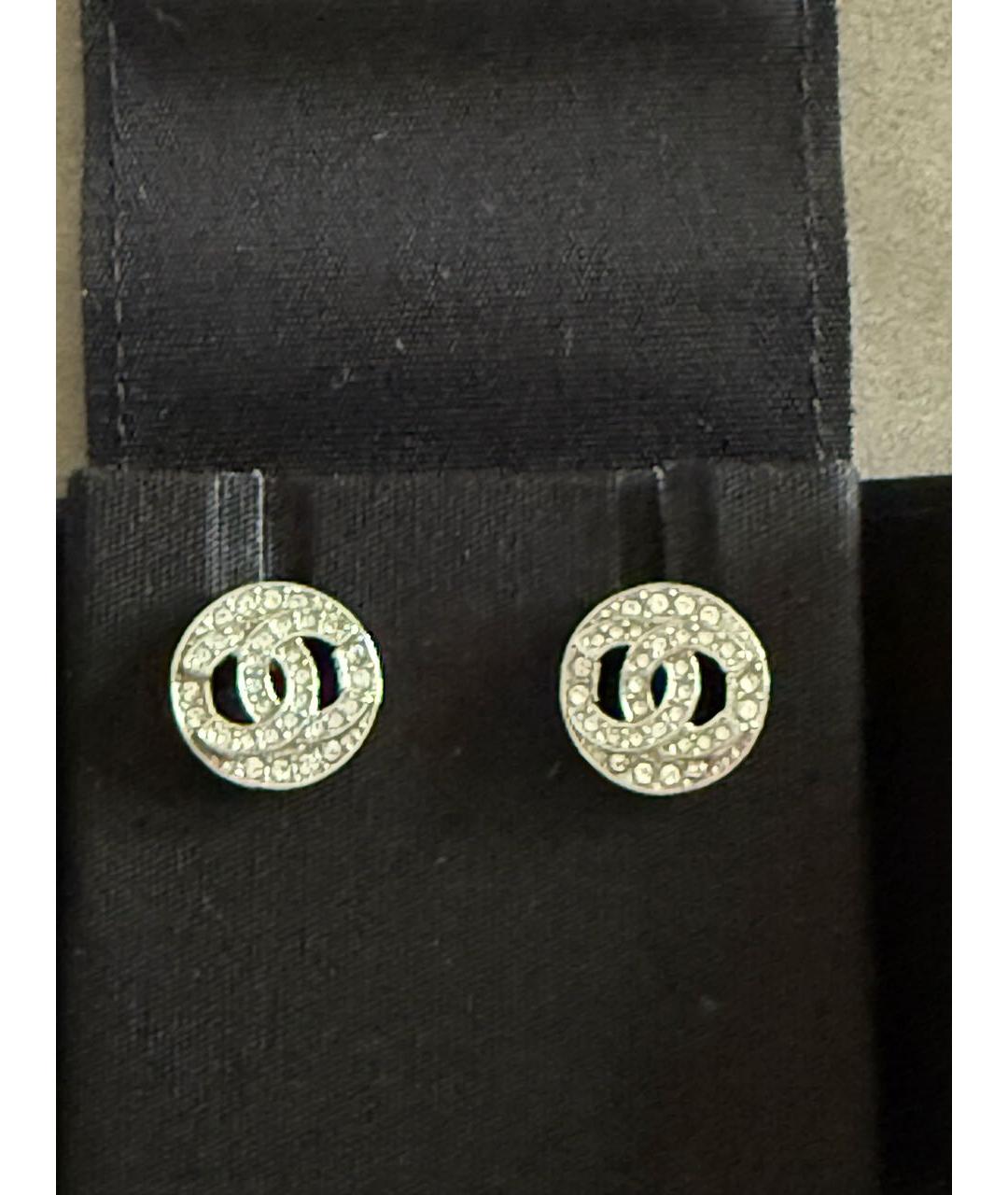 CHANEL Металлические серьги, фото 2