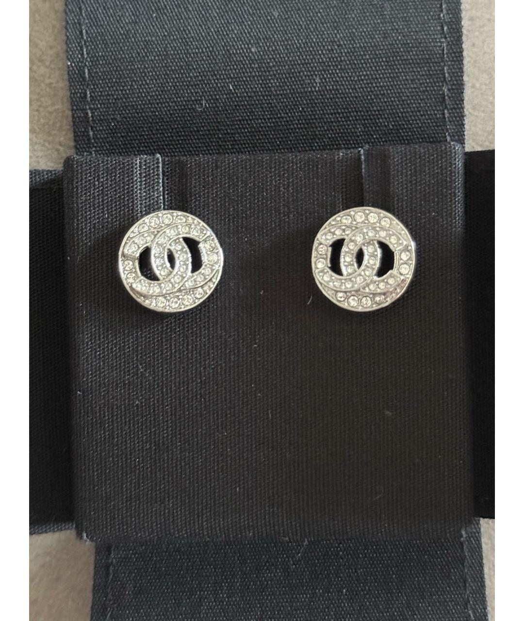 CHANEL Металлические серьги, фото 6