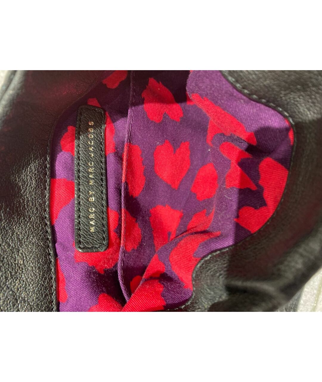 MARC BY MARC JACOBS Черная кожаная сумка тоут, фото 3