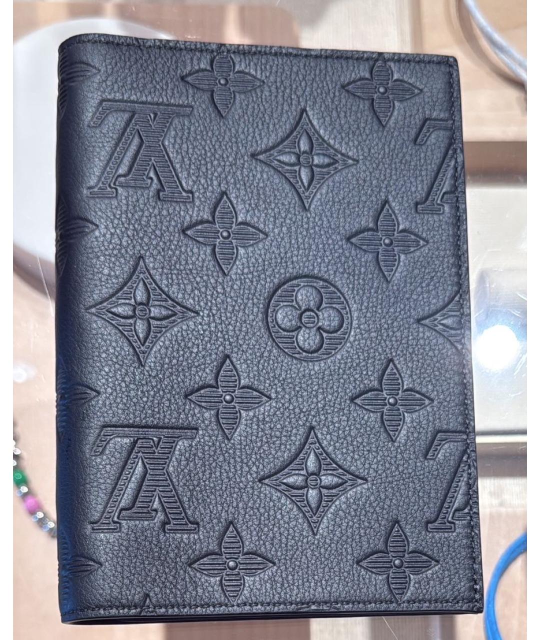 LOUIS VUITTON Черная кожаная визитница, фото 8