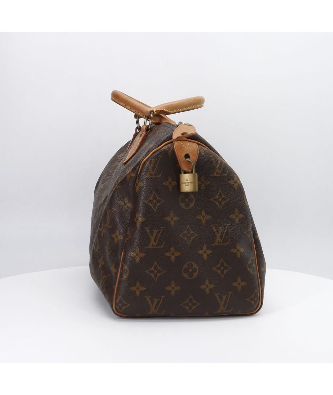 LOUIS VUITTON Коричневая сумка с короткими ручками, фото 4